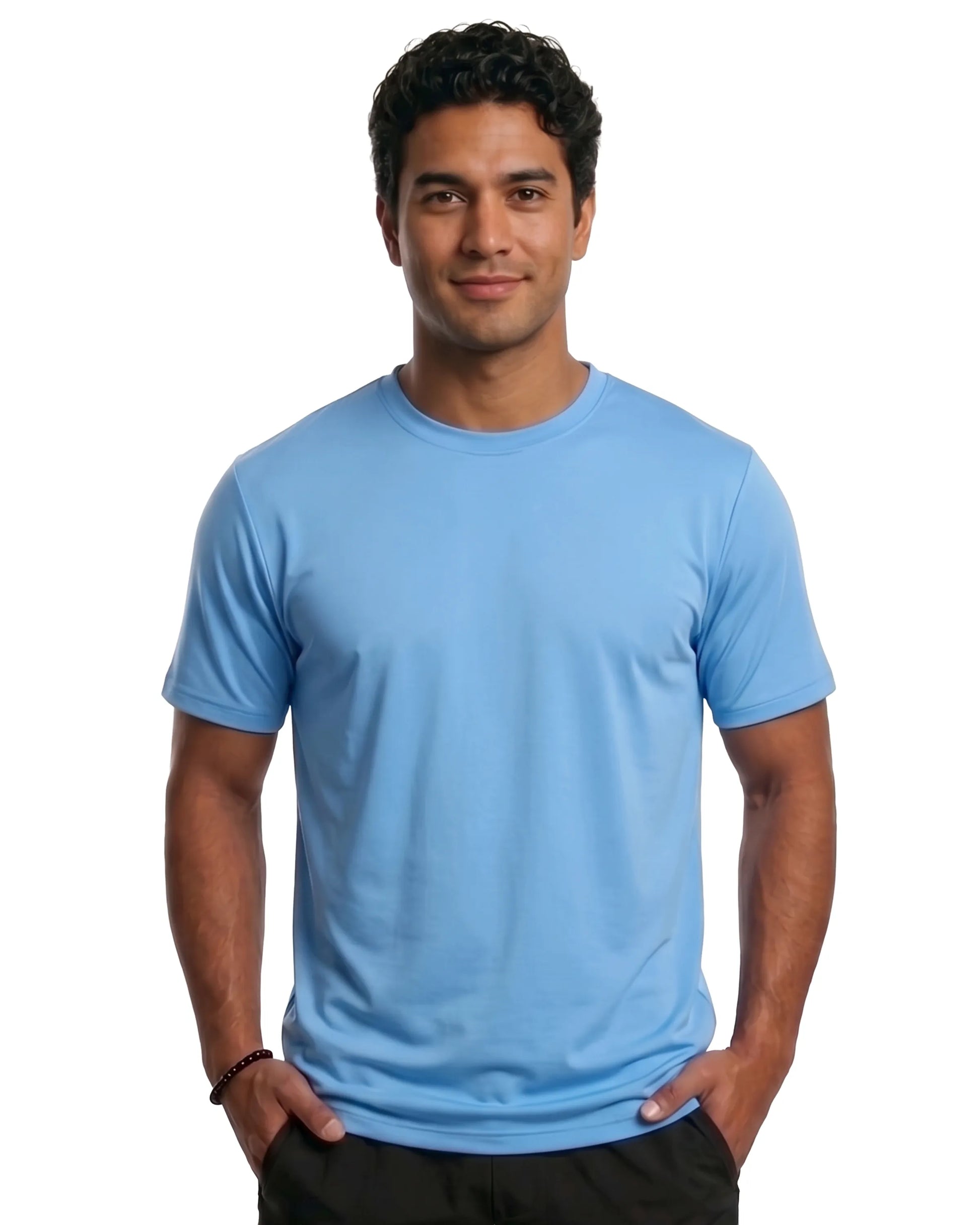 Columbia Blue DiamondCool performance short sleeve T-shirt