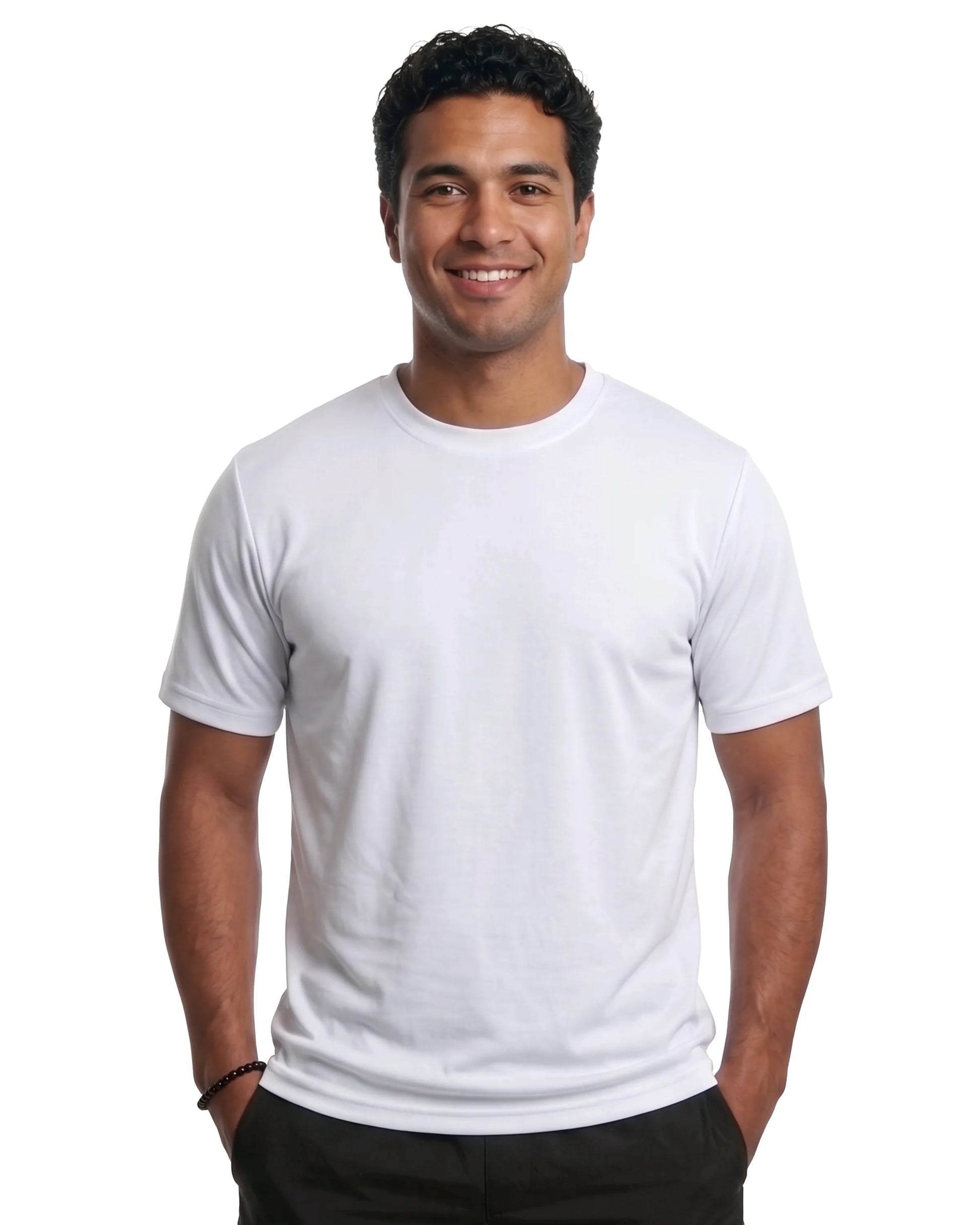White DiamondCool performance short sleeve T-shirt